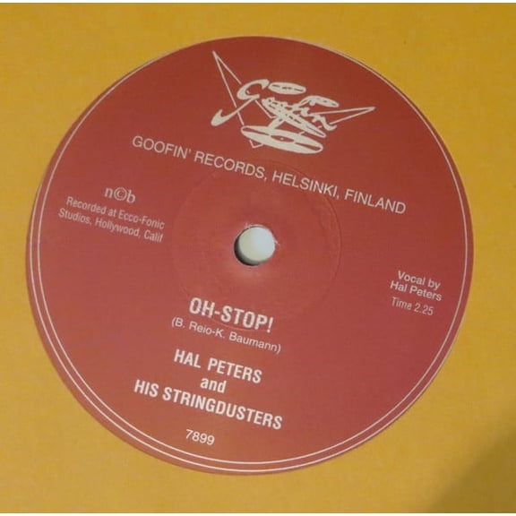 Hal -& His String Dusters Peters Oh Stop (10"-78Rpm!) (Vinyl Record) 10" EP