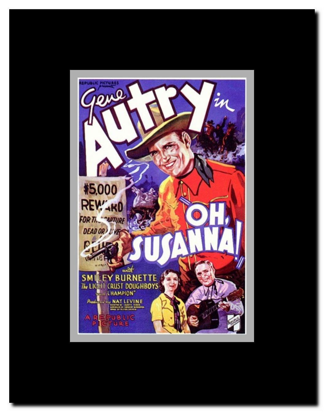 Oh Susanna! Framed Movie Poster