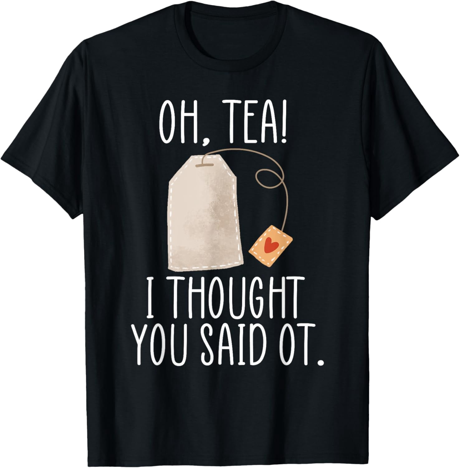 Funny OT Badge Reel – 'Oh Tea I Thought You Said OT' Glitter Dinosaur Card Holder