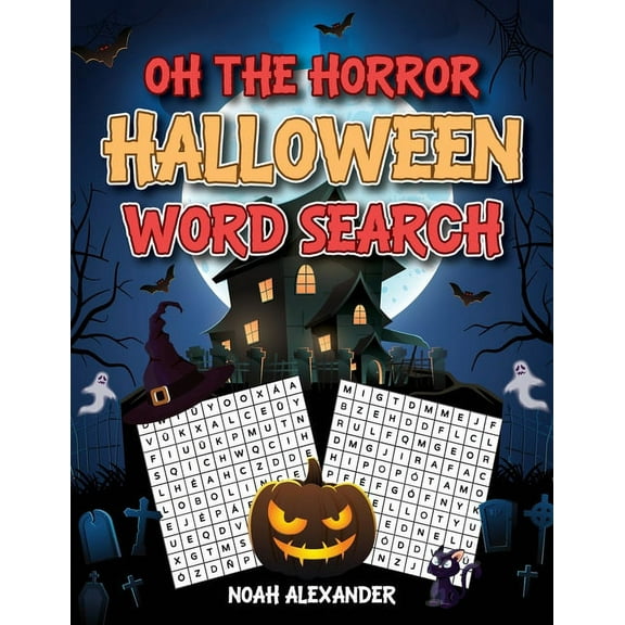 Oh The Horror Halloween Word Search, (Paperback)