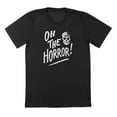 thumbnail image 1 of Oh The Horror Humor Graphic Black Mens T-Shirt, 1 of 1