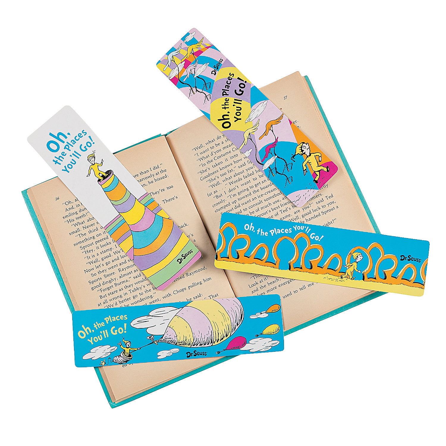 Oh The Places You'Ll Go Bookmarks - Stationery - 50 Pieces
