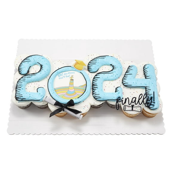 Oh The Places You'll Go Cupcake Cake