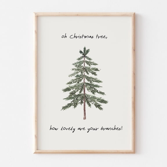 Oh Tree, How Lovely Are Your Branches Print, S Art, Classic Print, Minimalist Wall Decor Wall Art, Modern Wall Decor, 16x24 UNFRAMED