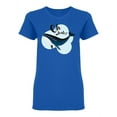 thumbnail image 1 of Oh Whale Shaped T-Shirt Women -Image by Shutterstock, Female Medium, 1 of 2