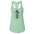 thumbnail image 1 of Oh Yeah Cat Racerback Tank Women -Image by Shutterstock, Female x-Large, 1 of 4