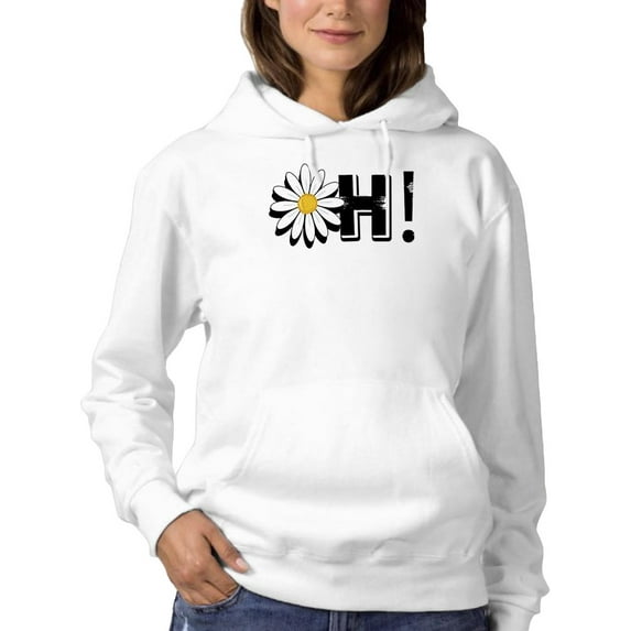 Oh Yellow Daisy Hoodie Women -Image by Shutterstock, Female 3X-Large