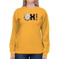thumbnail image 1 of Oh Yellow Daisy Sweatshirt Women -Image by Shutterstock, Female 4X-Large, 1 of 4