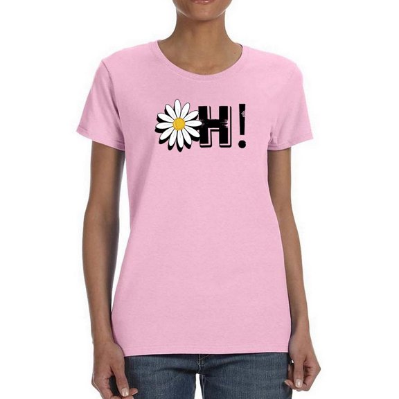 Oh Yellow Daisy T-Shirt Women -Image by Shutterstock, Female 4X-Large