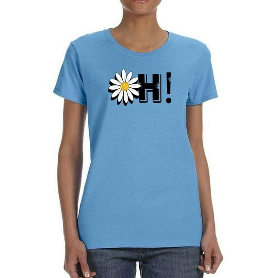 Oh Yellow Daisy T-Shirt Women -Image by Shutterstock, Female Large