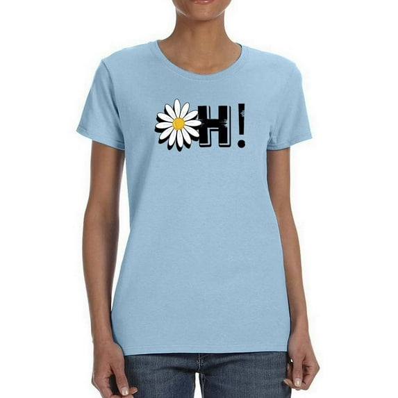Oh Yellow Daisy T-Shirt Women -Image by Shutterstock, Female Small