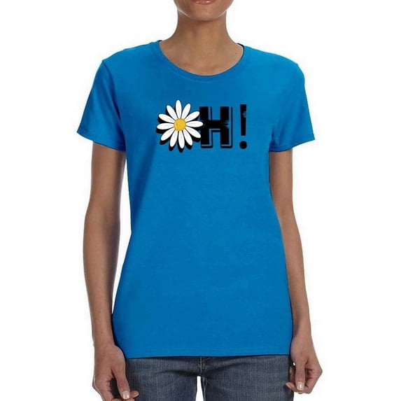 Oh Yellow Daisy T-Shirt Women -Image by Shutterstock, Female XX-Large