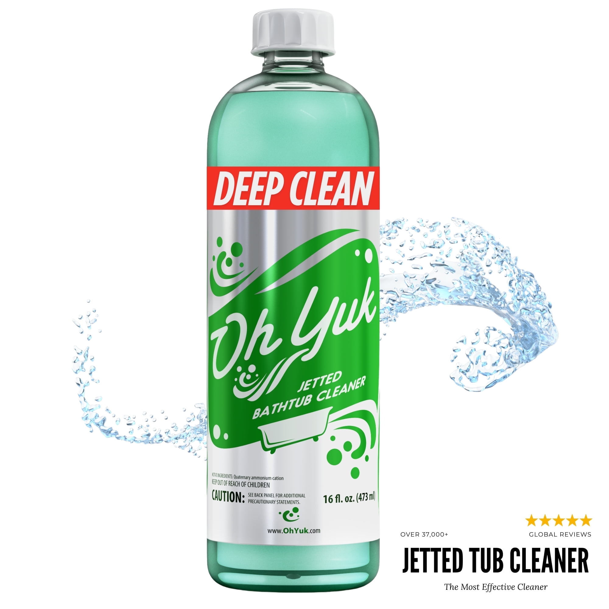 Oh Yuk Jetted Tub Cleaner for Jacuzzis, Bathtubs, Whirlpools - 16 fl oz