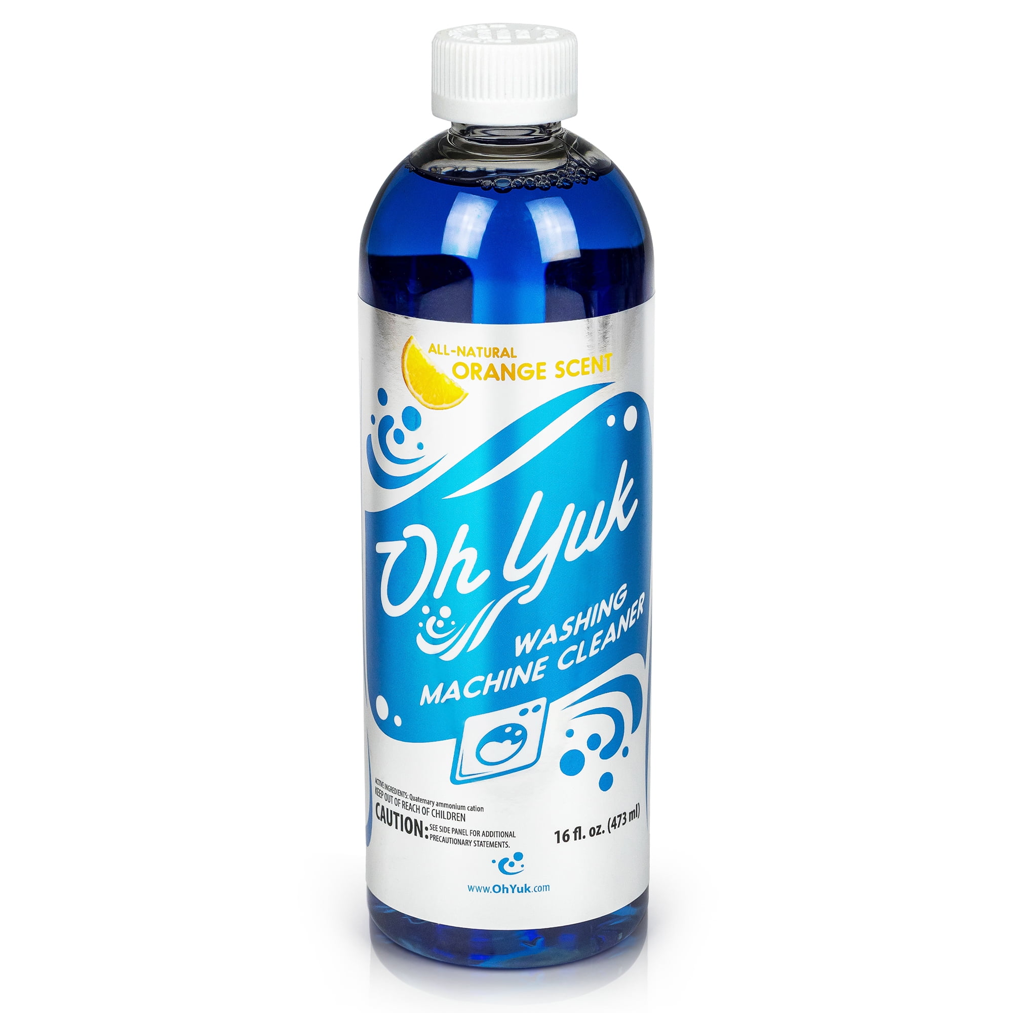 Oh Yuk Washing Machine Cleaner For All Washers (Top Load, Front Load, HE  and Non-HE), Natural Citrus Fragrance, Four Cleanings Per Bottle, Septic