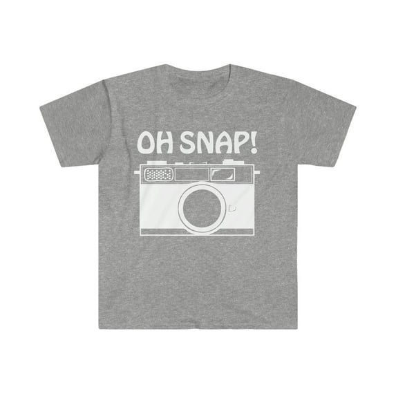 Oh snap Photography Photographer Unisex T-shirt S-3XL
