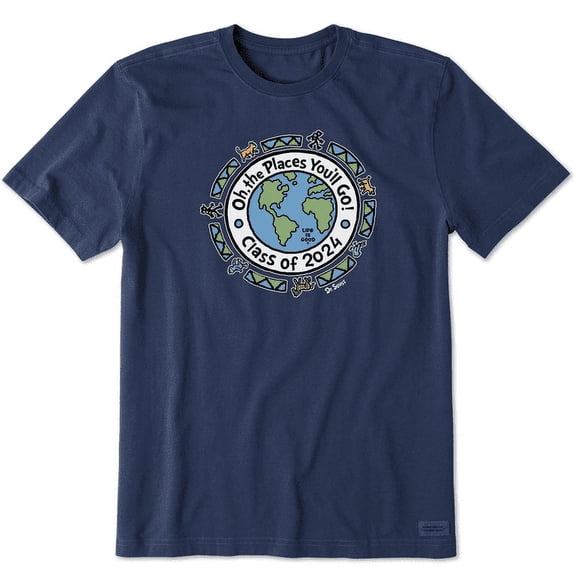 Oh the Places Globe Class of 2024 Crusher Tee
