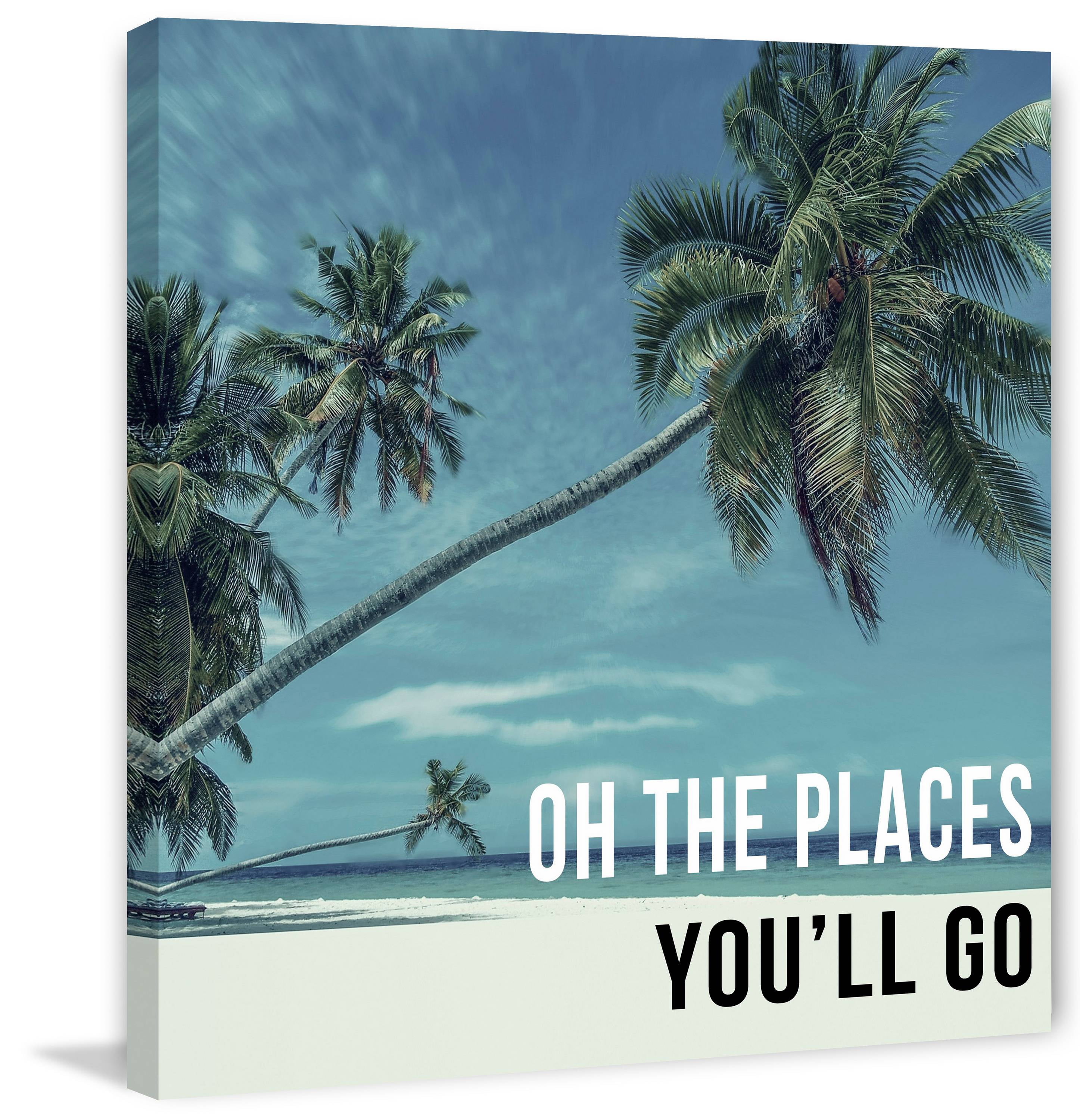 Oh the Places You'll Go Painting Print on Wrapped Canvas