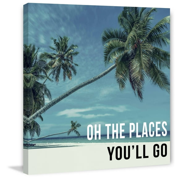 Oh the Places You'll Go Painting Print on Wrapped Canvas