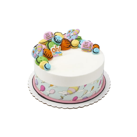 Oh the Places You'll Go Round Cake