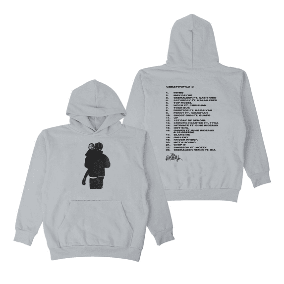 OhGeesy Merch Hoodie GEEZYWORLD 2 Album Tracklist Geezyworld Hoodies Mens Women Pullover Hip Hop Rapper Streetwear Pullover