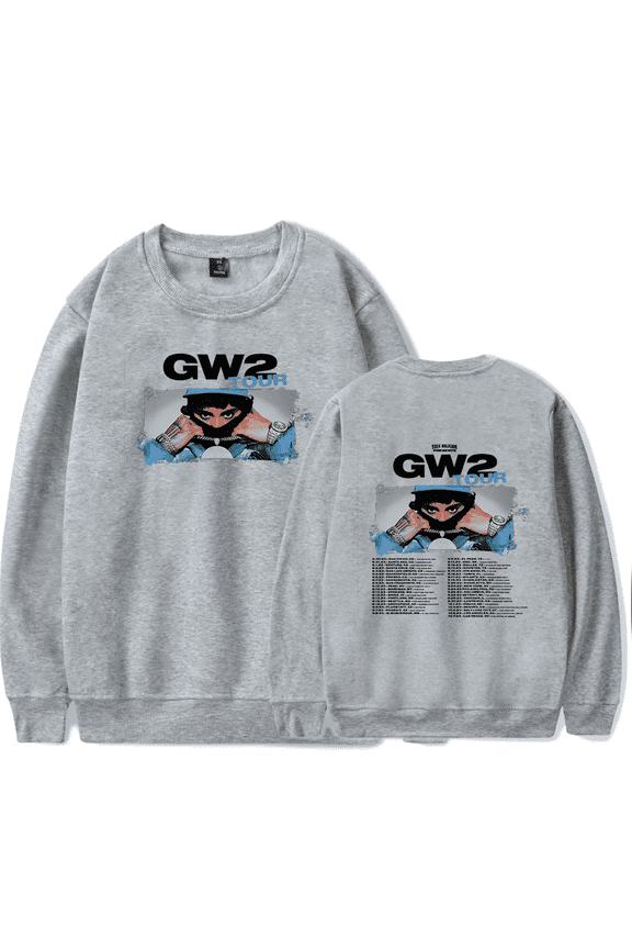 OhGeesy Merch Long Sleeve Sweatshirt GEEZYWORLD 2 GW2 Tour 2024 Hoodies For Mens Women Hip Hop Rapper Crewneck Clothes