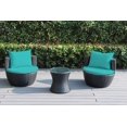 thumbnail image 1 of Ohana 3-Piece Outdoor Wicker Patio Furniture Conversation Set, 1 of 1