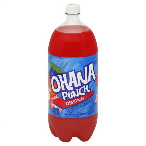 Ohana Caffeine-Free Punch Drink, 2L - Refreshing Office Beverage