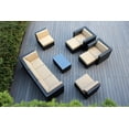 thumbnail image 1 of Ohana Depot Ohana Black Wicker Outdoor 10-piece Conversation Set - No Assembly Beige, 1 of 2