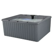 Ohana Embrace LS Hot Tub Spa, 7 people, 40 Jets, Multi-Colored with Tub Cover, Grey Granite