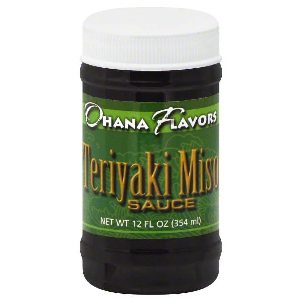 Ohana Flavors Teriyaki Miso Sauce 12 Fo