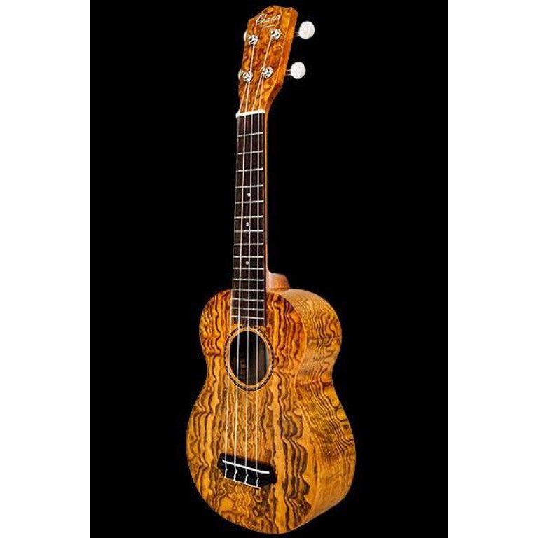 Ohana Model SK-15W Soprano Size All Willow Wood Ukulele - FREE Gig