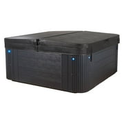 Ohana Refresh LS Hot Tub Spa 7 person, 40 jets, Multi-Colored LED underwater light w/ Tub Cover, Gray.