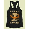 thumbnail image 1 of Ohana Sunset Lover Racerback Tank Women's -SelectDesign, 1 of 4