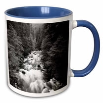 3drose, Ohanapecosh River, Mt Rainier Park, Washington, Usa - Us48 Aje0052 - Adam Jones, 11oz Two-tone Blue Mug