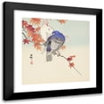 thumbnail image 1 of Ohara Koson 15x15 Black Modern Framed Museum Art Print Titled - Two Pigeons on Autumnal Branch (1900 - 1936), 1 of 5