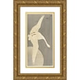 thumbnail image 1 of Ohara Koson 15x24 Gold Ornate Framed and Double Matted Museum Art Print Titled - Goose at Full Moon (1900 - 1910), 1 of 4