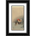 thumbnail image 1 of Ohara Koson 2x Matted 16x24 Black Ornate Framed Art Print 'Mandarin Ducks', 1 of 2