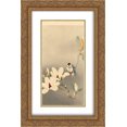 thumbnail image 1 of Ohara Koson 2x Matted 16x24 Gold Ornate Framed Art Print 'Blue Bird and Magnolia', 1 of 2
