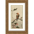 thumbnail image 1 of Ohara Koson 2x Matted 16x24 Gold Ornate Framed Art Print 'Crossbill', 1 of 2