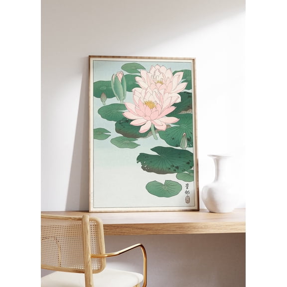 Ohara Koson Water Lily Unframed Paper Print