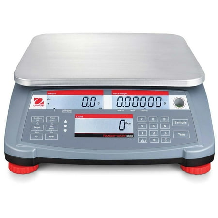 Ohaus Ranger Count 3000 Compact Digital Counting Scale 30lb x 0.001lb 11-13/16""