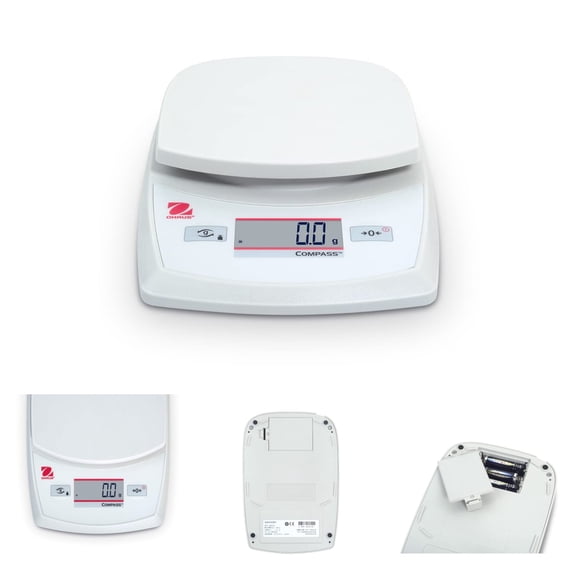 Ohaus CR621 Portable Analytical Balance with 620g Capacity and 0.1g Readability
