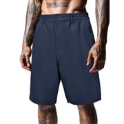 Ohebi Men’s Big & Tall Cargo Shorts 3XL-6XL – Quick-Dry, Elastic Waist, Zipper Pockets, Lightweight for Outdoor & Casual Wear