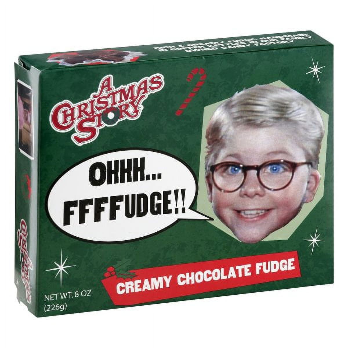 Ohh FFFFUDGE!! A Christmas Story Creamy Chocolate Fudge, 8Oz.