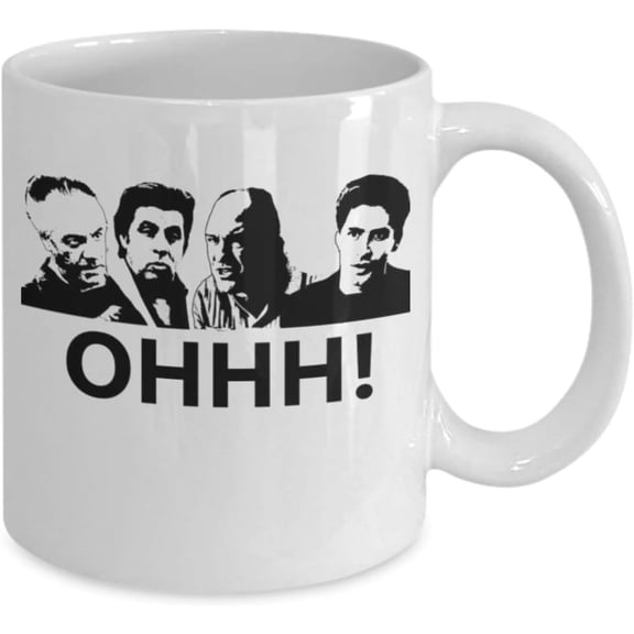 Ohh Sopranos Coffee Mug Cup - Sopranos Tv Show Characters Gift Merch Merchandise Accessories Shirt Pin Decal Decor