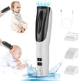 thumbnail image 1 of OhhGo Baby Hair Clipper with Vacuum, Kids Hair Clippers Kit with 3 Guide Combs, IPX7 Waterproof, Vacuum & Cordless Use for Baby Children Infant - White, 1 of 11