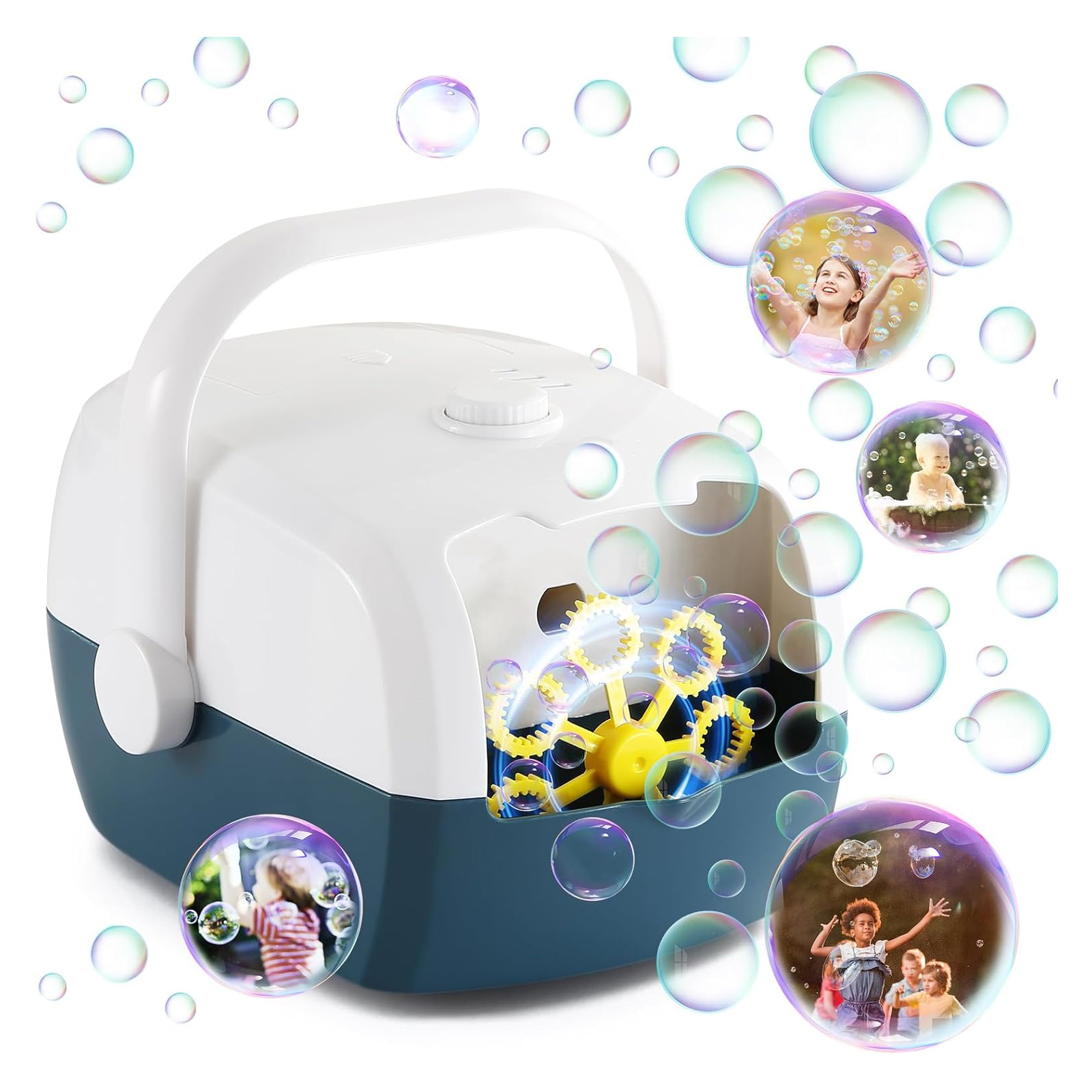 OhhGo Electric Bubble Machine, Automatic Bubble Blower,3000+ Bubbles
