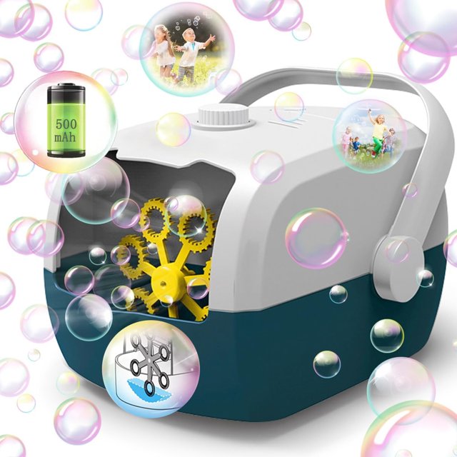 OhhGo Electric Bubble Machine, Automatic Bubble Blower,3000+ Bubbles Per Minute Bubble Blower