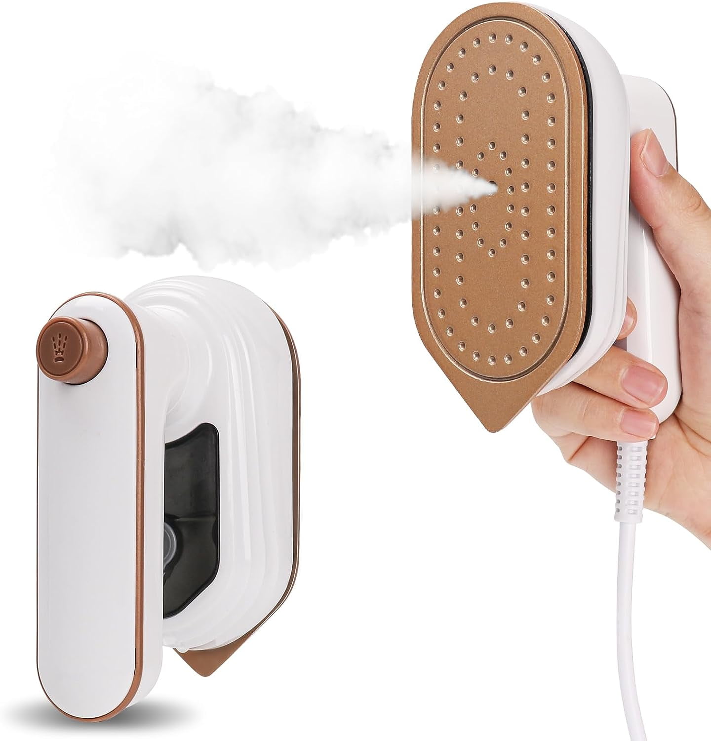 OhhGo Electric Iron Steamer Handheld Travel Mini Garment Steamer