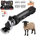 thumbnail image 1 of OhhGo Sheep Shears 1000W, Professional Electric Sheep Shears, Animal Grooming Clippers for Sheep Alpacas Goats, 6 Speed Livestock Haircut for Grooming Sheep Goats Large Dog Thick Coats, 1 of 12